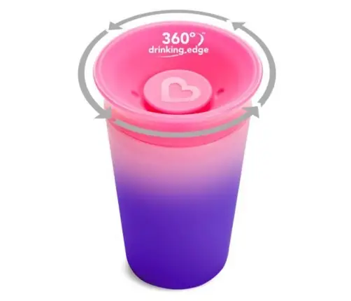 Munchkin Miracle puodelis 266ml, Colour Changing