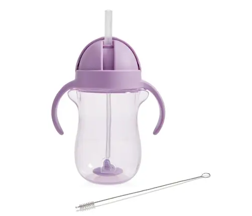 Munchkin joogipudel kõrre ja raskusega 296ml Cat Pink