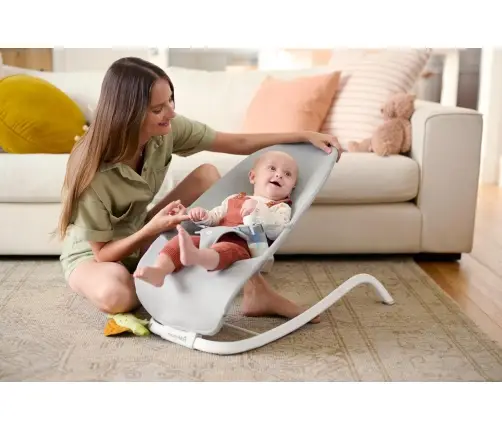 Munchkin Spring 2in1 lamamistool ja beebikiik, Grey