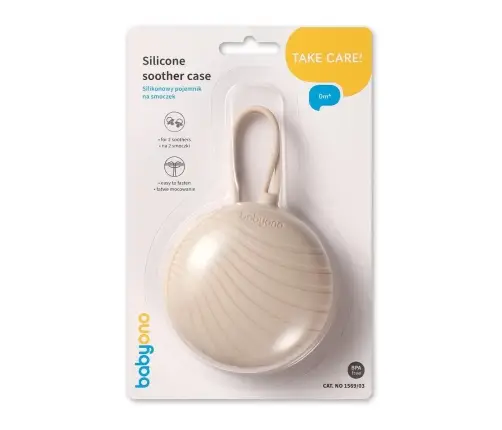 BabyOno silikoonist lutikarp Beige