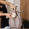 BabyOno silikoonist lutikarp Beige