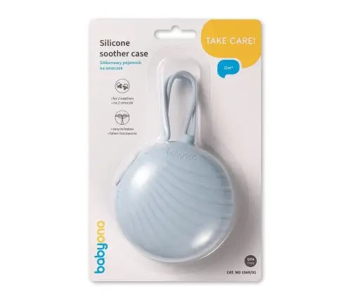 BabyOno silikoonist lutikarp Blue