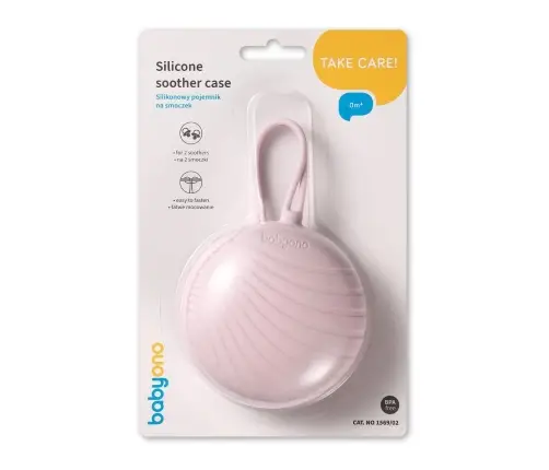 BabyOno silikoonist lutikarp Pink