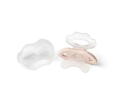 BabyOno silicone teether Beige