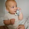 BabyOno silikoonist närimisrõngas Lill Sinine