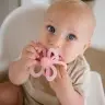 BabyOno silikoonist närimisrõngas Lill Roosa