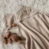 BabyOno Bamboo baby wash mitt Beige