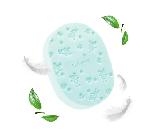 BabyOno baby bath sponge Green