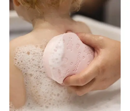 BabyOno baby bath sponge Pink