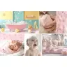 BabyOno baby bath sponge Pink