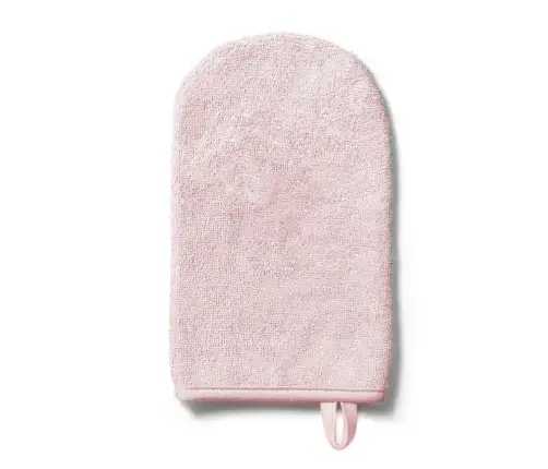 BabyOno Bamboo baby wash mitt Pink