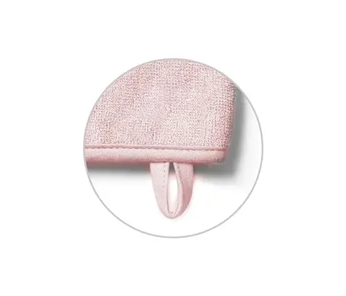BabyOno Bamboo baby wash mitt Pink
