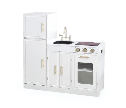 PolarB Classic White Modern Kitchen with Light and Sound