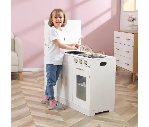 PolarB Classic White Modern Kitchen with Light and Sound