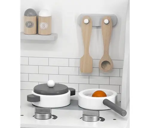 VIGA PolarB Игровая кухня с аксессуарами, серая 44049