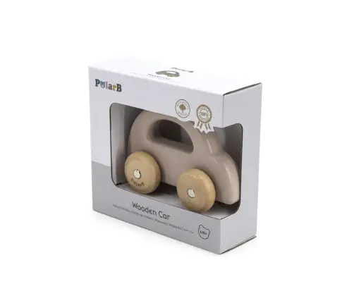 PolarB Wooden Car - Light Brown