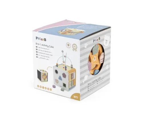 PolarB puidust motoorikakeskus 8in1