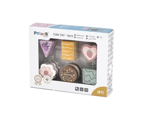 PolarB puidust kookide komplekt 6tk