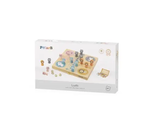 PolarB puidust lauamäng Ludo