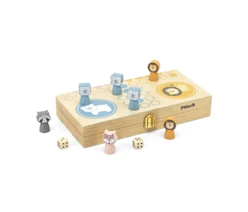 PolarB puidust lauamäng Ludo