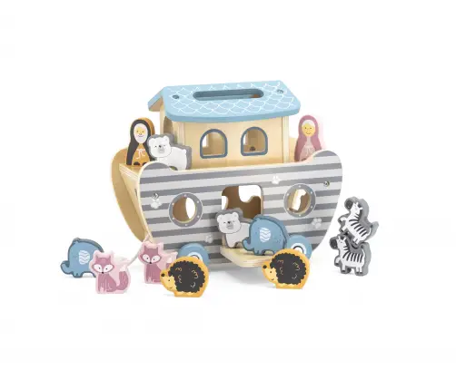 PolarB puidust sorteerimismäng Noa laev