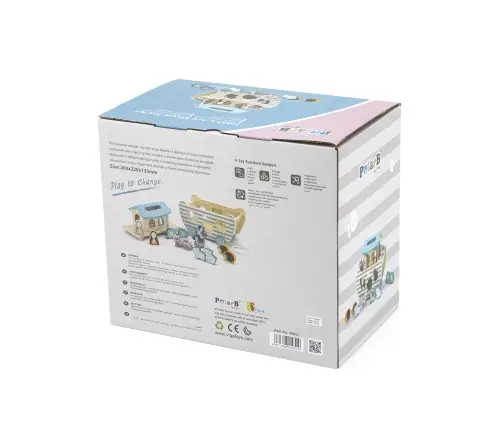 PolarB puidust sorteerimismäng Noa laev