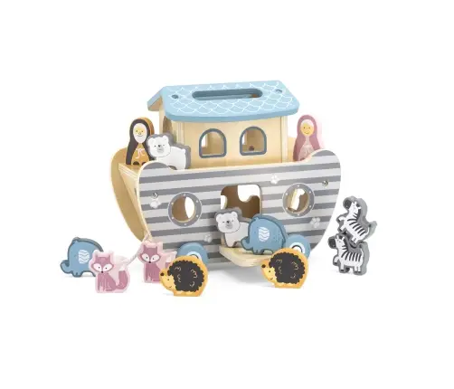 PolarB puidust sorteerimismäng Noa laev