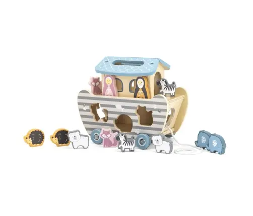 PolarB puidust sorteerimismäng Noa laev