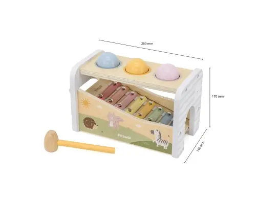 PolarB puidust haamripink ja ksülofon