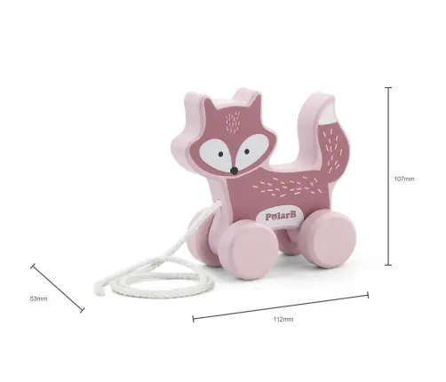 PolarB puidust mänguasjade komplekt, Rebane