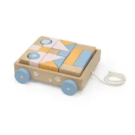 PolarB Pull Along Block Wagon PolarB Pull Along Block Wagon