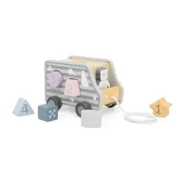 PolarB puidust järelveetav auto klotsidega