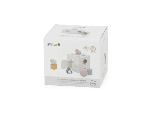 PolarB Shape Sorter with Music Blocks
