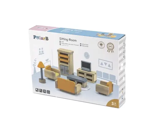 PolarB puidust nukumaja mööbel- Elutuba