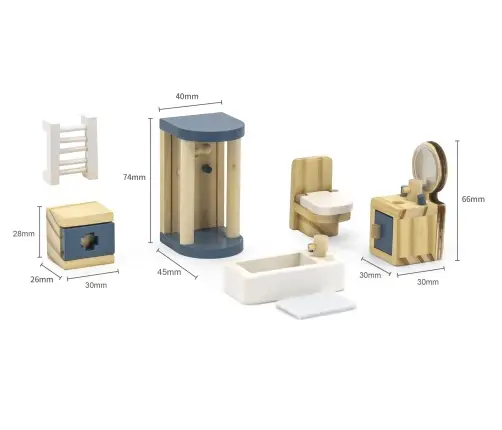 PolarB puidust nukumaja mööbel- Vannituba