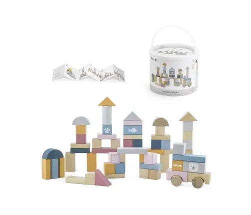 PolarB puidust ehitusklotsid 60tk