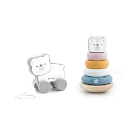 Pull Along and Stacking Set - Polar Bear