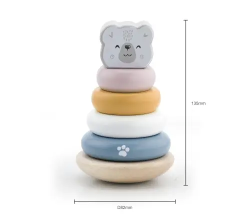 Pull Along and Stacking Set - Polar Bear