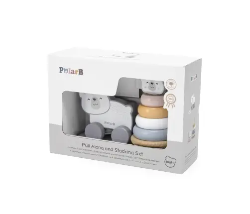 Pull Along and Stacking Set - Polar Bear