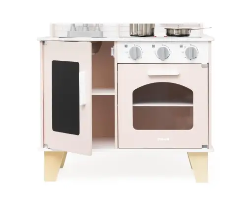 PolarB puidust mänguköök heli ja valgusega, Roosa