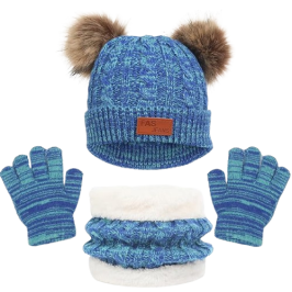 Kids hats, scarves, gloves