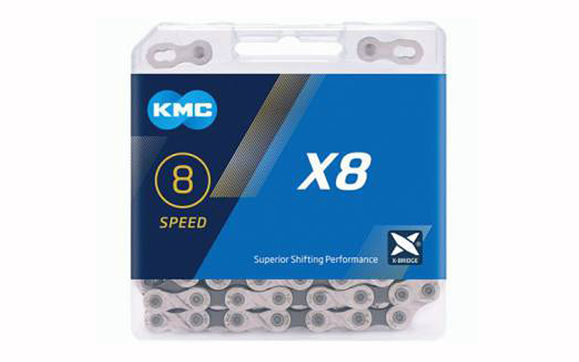 Ķēde KMC X8 Silver 4715575890623