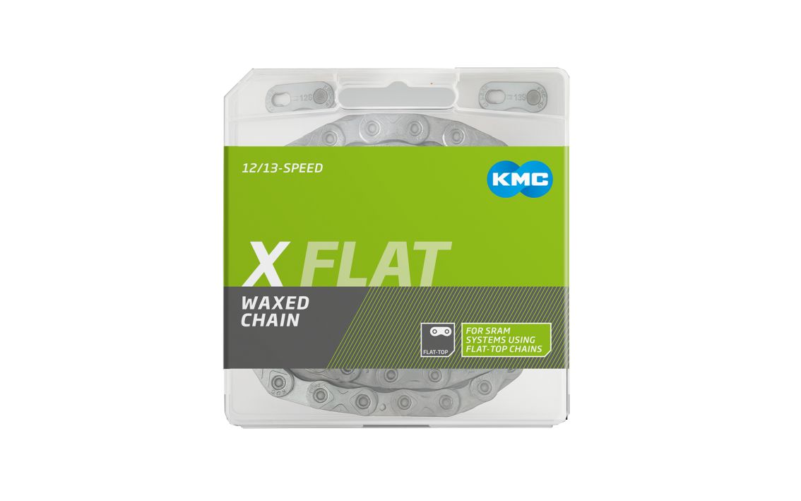 Ķēde KMC X FLAT Silver Waxed
