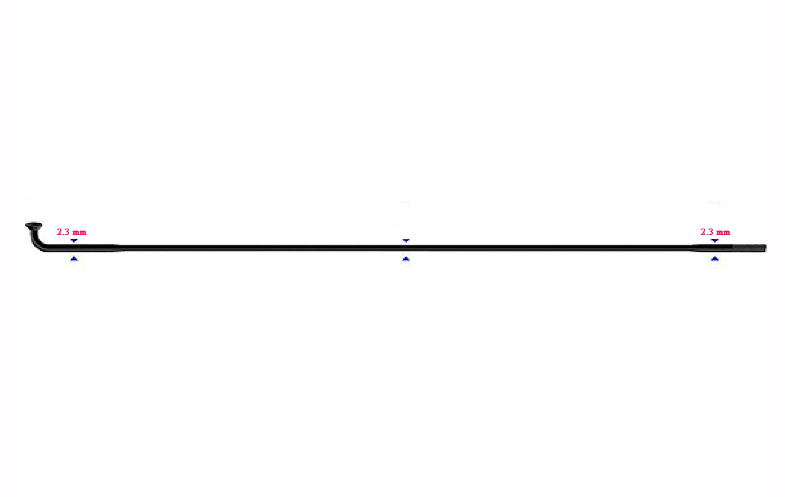 Spieķi  2.3 x 290 mm