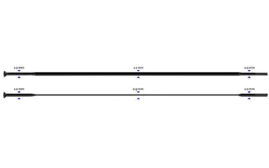 Spieķi Sapim CX-Ray Straight 2-2.3-0