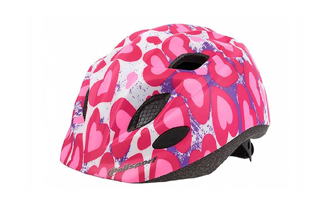 Velosipēdista ķivere Polisport Premium Glitter Heart