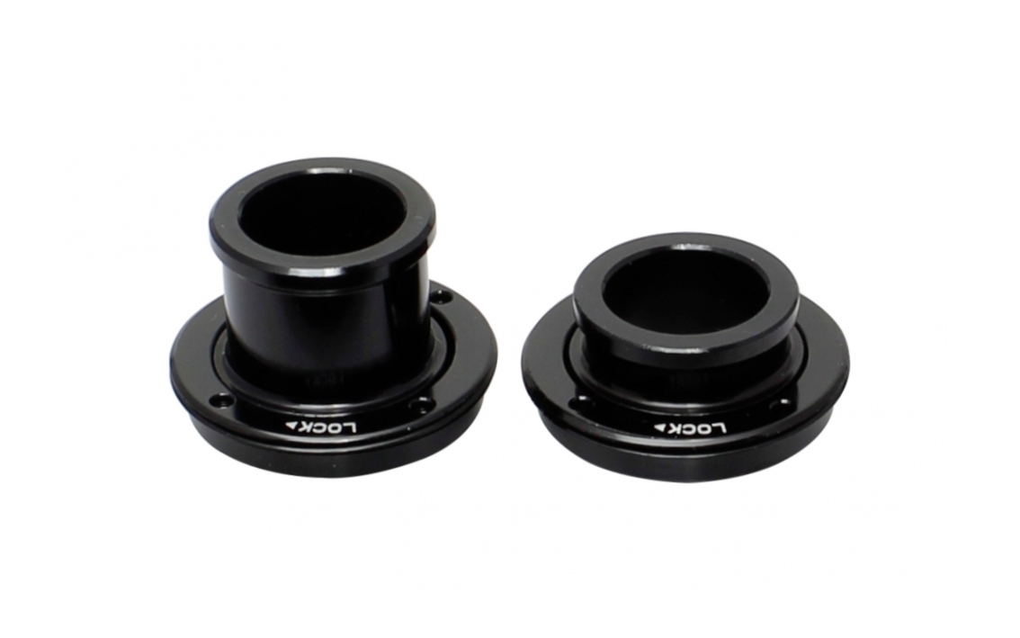 Front hub side caps Novatec FRONT