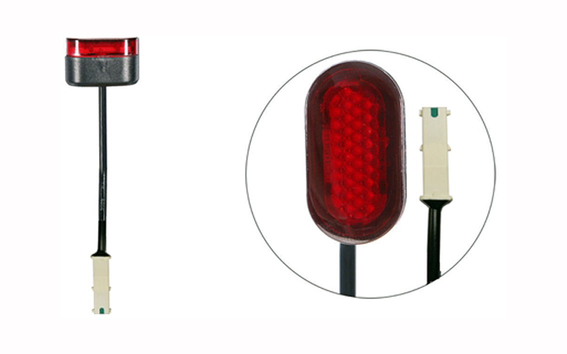 Elektriskais motorollera Xiaomi M365 aizmugurējais lukturis