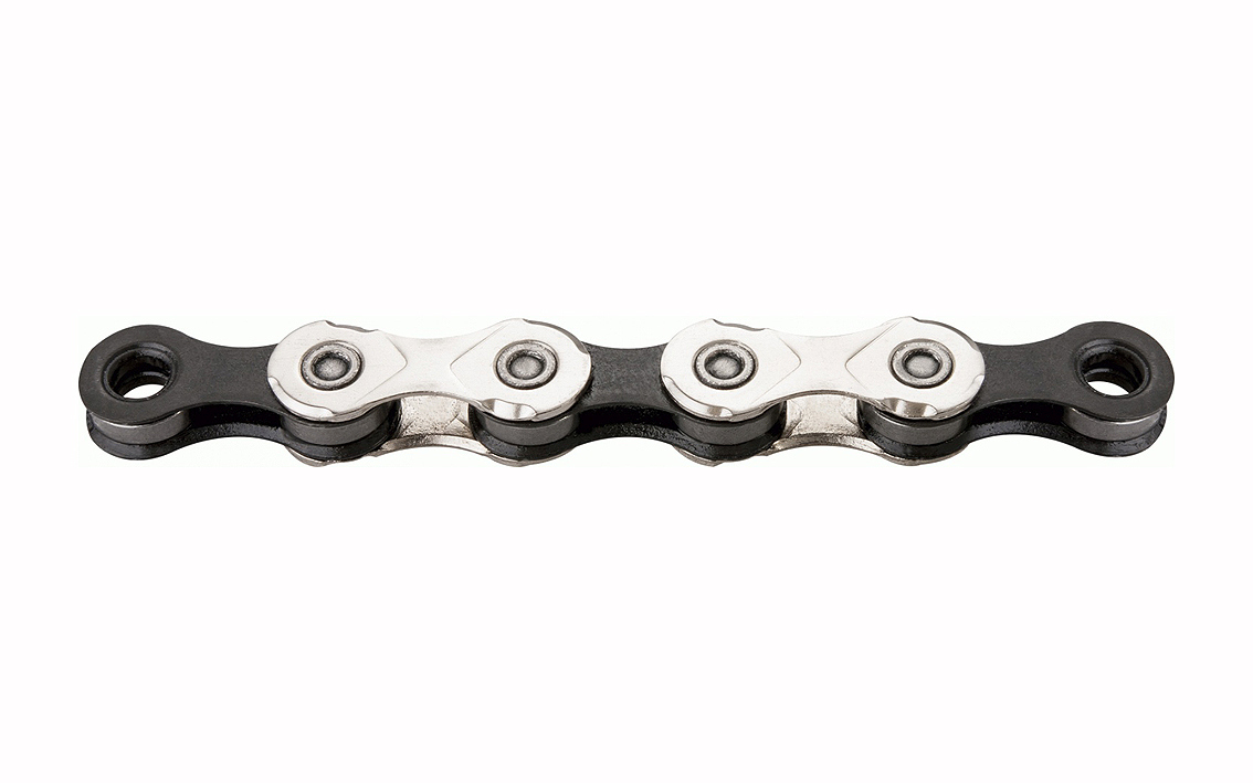Ķēde KMC X12 Silver black Bulk