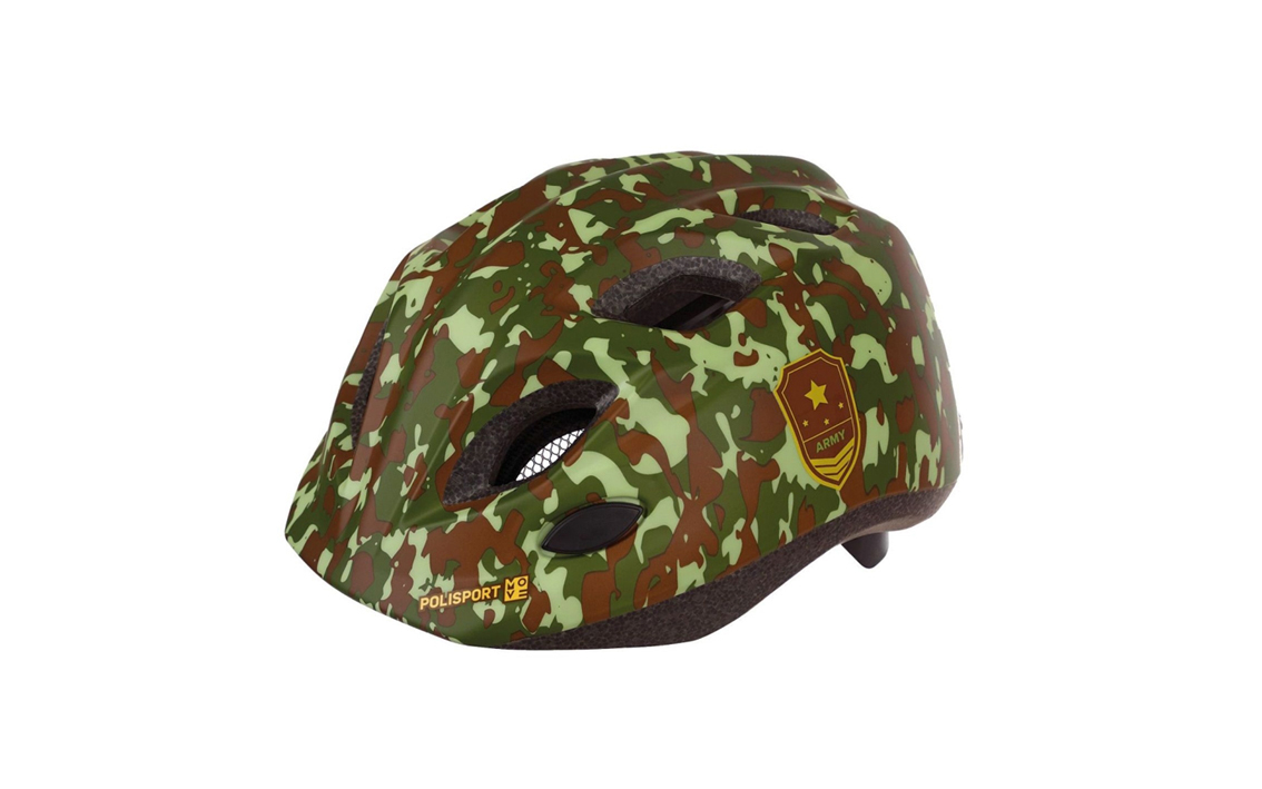 Velosipēdista ķivere Polisport Junior Army  5604415123986